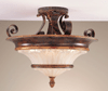SF197WAL-FG Artisan Semi Flush Ceiling Light