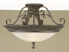 SF201PBR Seville Semi Flush Ceiling Light