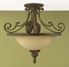SF206ATS Coventry Castle Semi Flush Ceiling Light