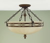 SF221WAL Edwardian Semi Flush Ceiling Light