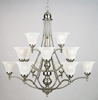 Large Transitional Chandeliers