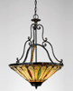 TF1039IB Felice Uplight Tiffany Pendant Light