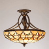 TF1041EP Veranda Uplight Tiffany Pendant Light