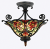 Tiffany Semi Flush Ceiling Lights